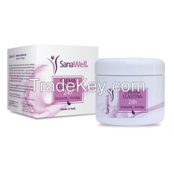 Elastin Cream 24H Moisturizing antiaging Sanawell