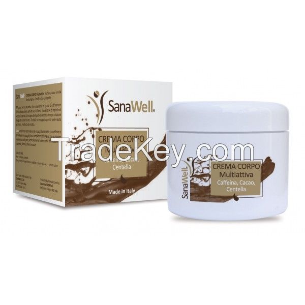 Sanawell Body Cream Multi-Active Caffeine Cocoa Centella