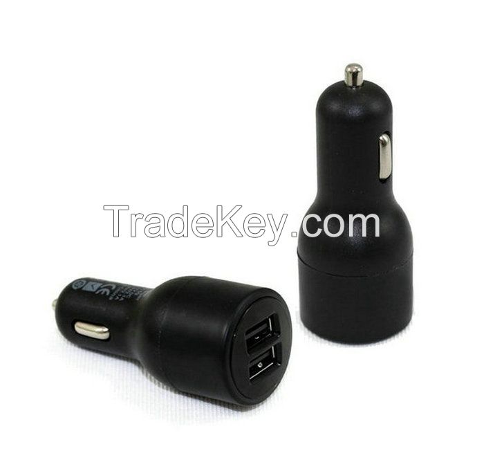 Dual USB Car Charger with 2.1A