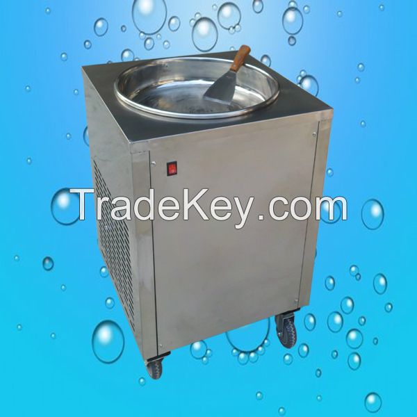 hot sale single pan fried icream machine