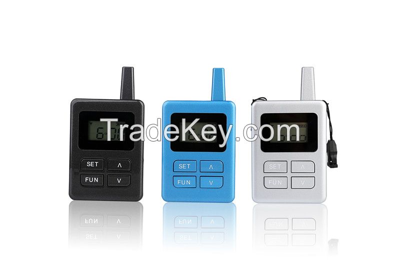 Portable wireless audio tour guide system Package