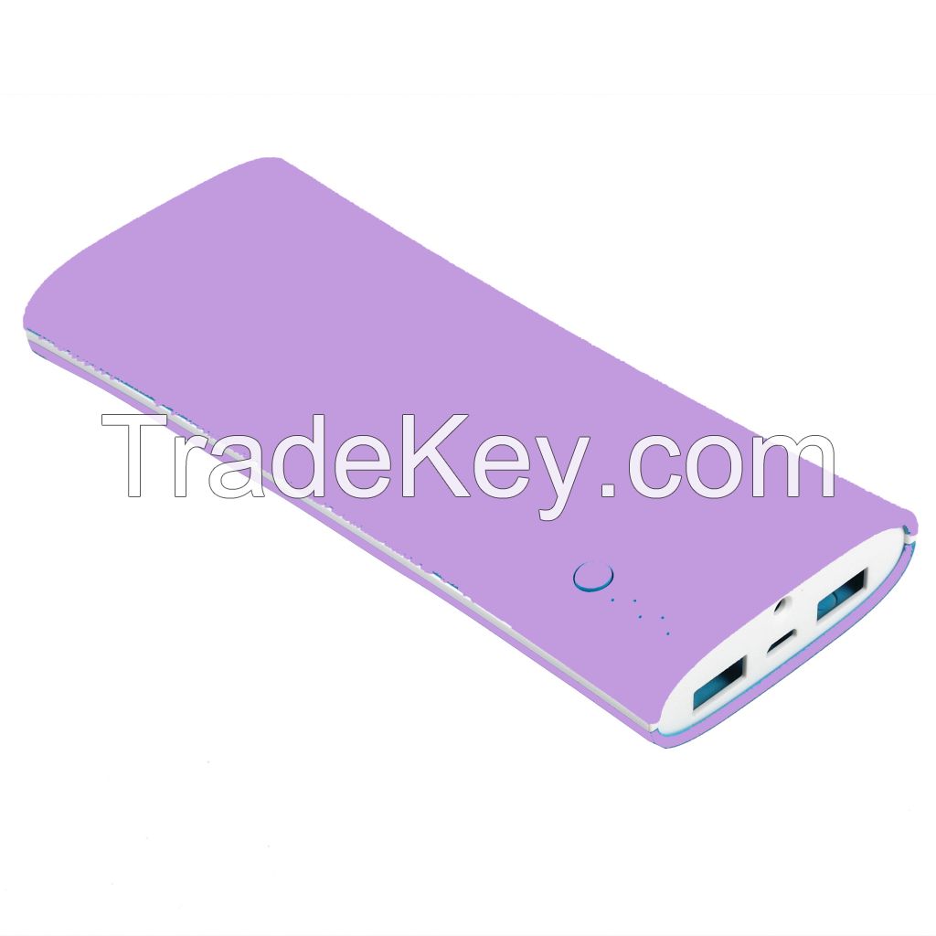 10000mAh Li Polymer Power Bank, Portable Mobile Stations for iPhone, iPad, tablet pc