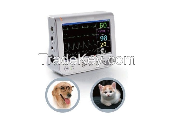 Veterinary 7' TFT LCD Screen Vital Sign Monitor