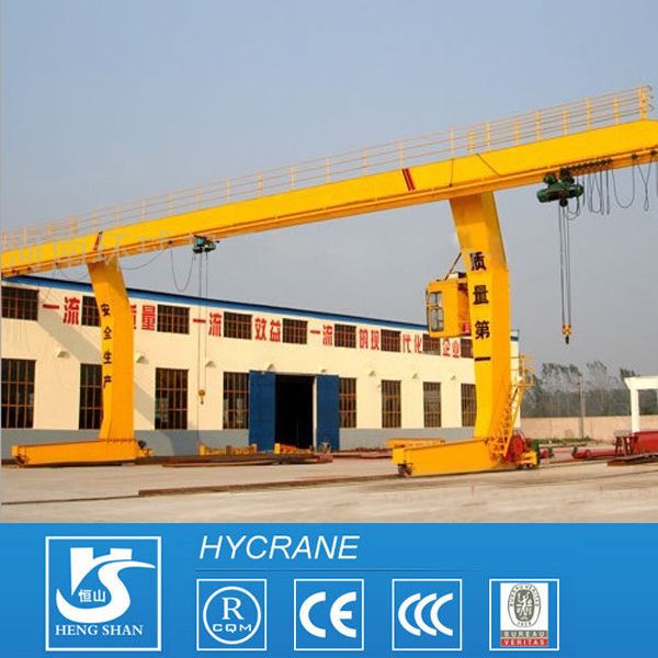 MH BMH MHL Model Electric Hoist Single Girder Gantry Crane