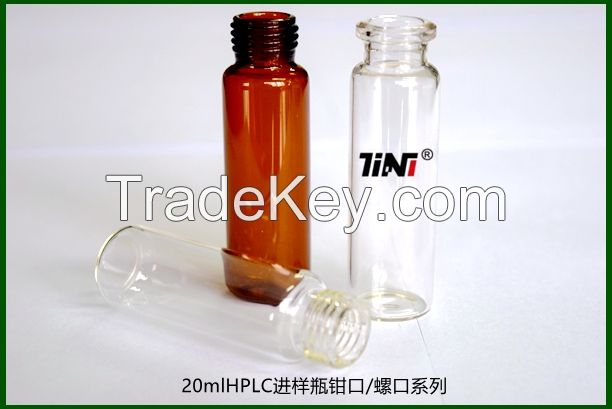 Best price 20ml headspace amber vial for HPLC by schott