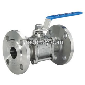 3PC Flange End Ball Valve