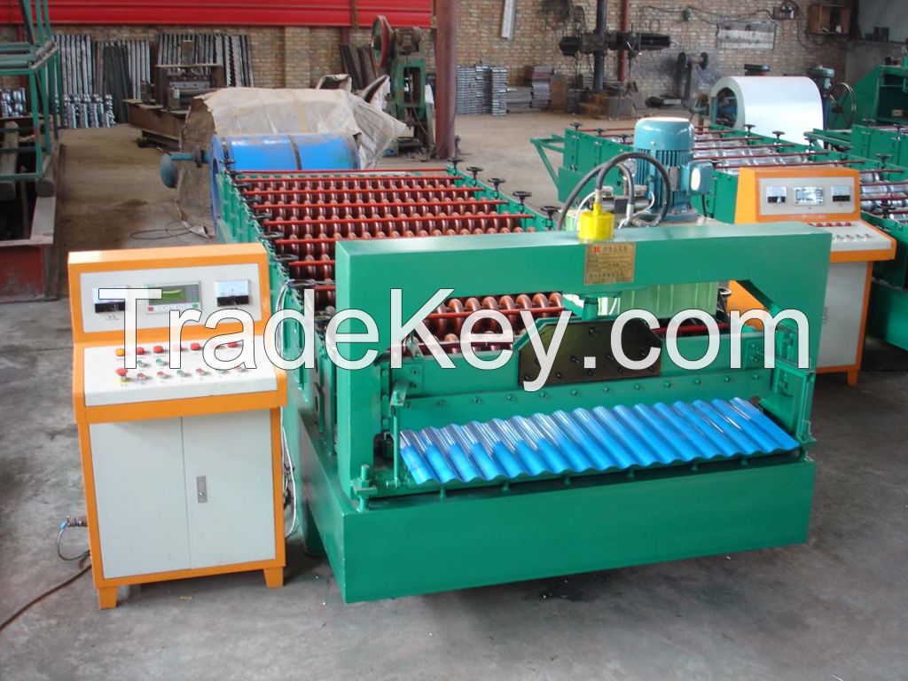 850 corrugated tile roll forming machine