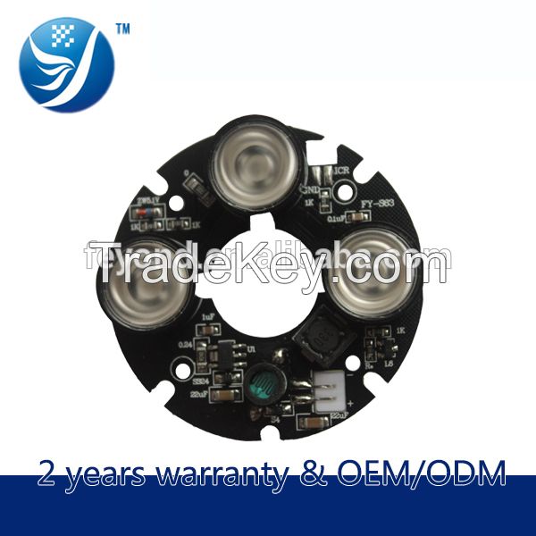 3 Leds Ir Array Led Board With MCPCB cctv camera accessories company