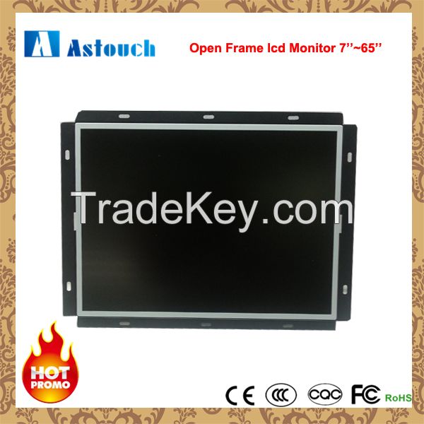 15'' open frame lcd monitor with resisitive touch screen, capacitive or IR touch screen  
