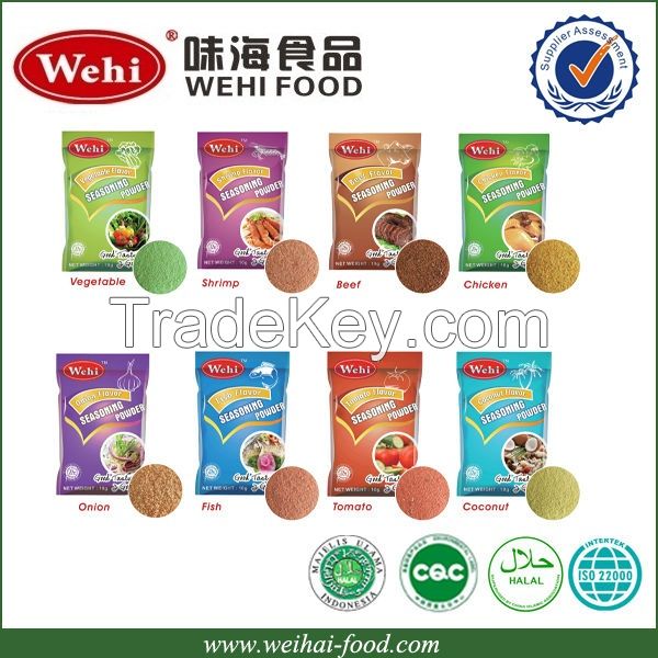 Indonesian MUI Fresh Vegetable Powder Granulated Seasoning