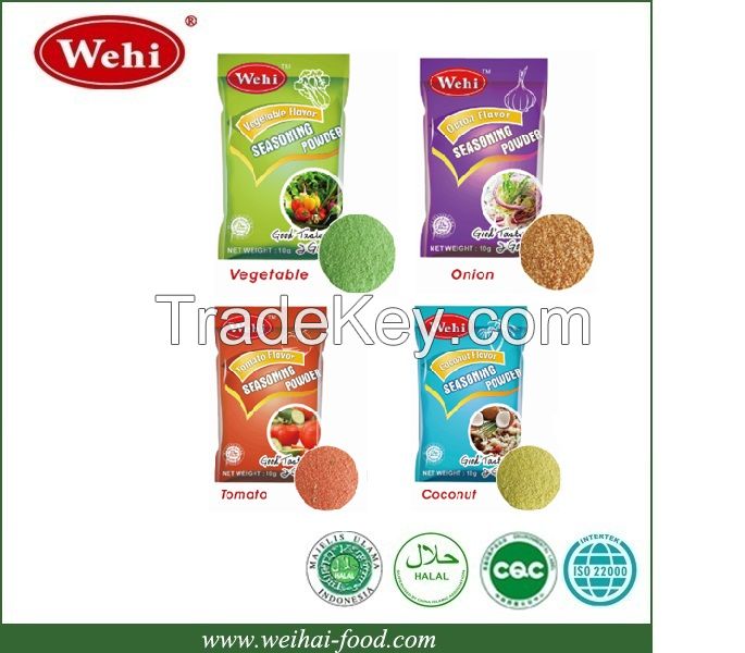 Indonesian MUI Fresh Vegetable Powder Granulated Seasoning