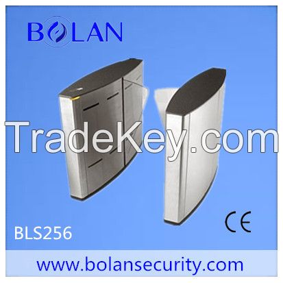 High Speed Glass Flap Turnstile Gate, Wing Barrier Gate Turnstile