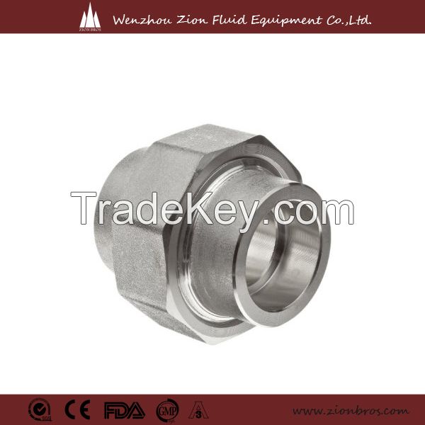 high pressure stainless steel union