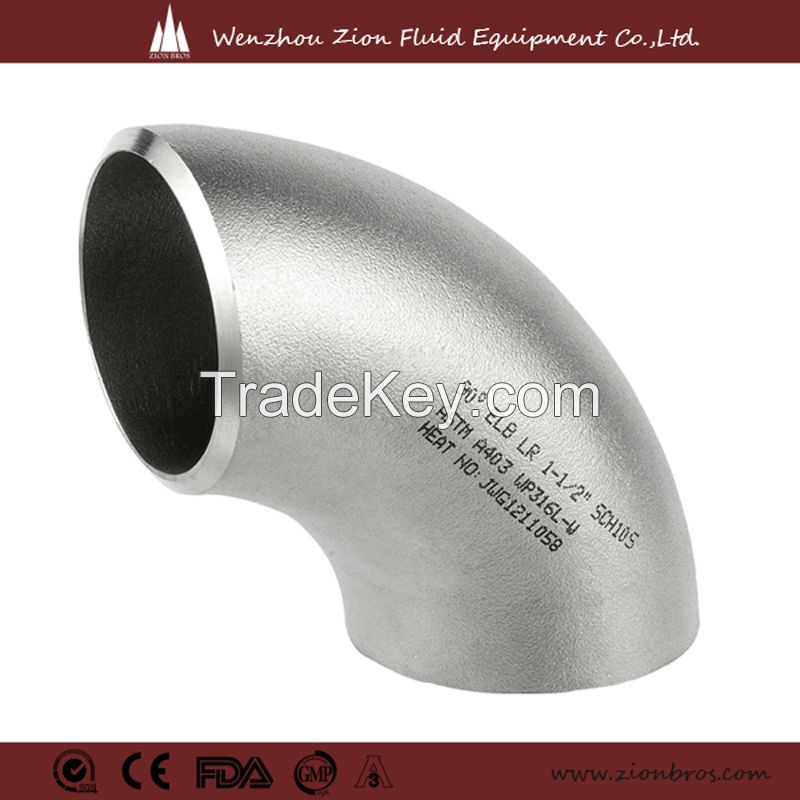 90degree stainless steel elbow