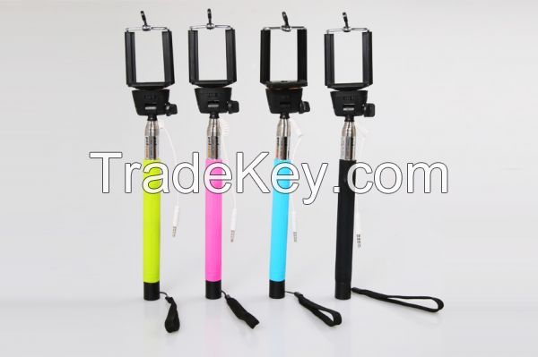 New Portable Handheld Self-Timer Monopod for Camera & Phone Telescopic Extendible Selfprotrait Stand Holder for Mobile phone