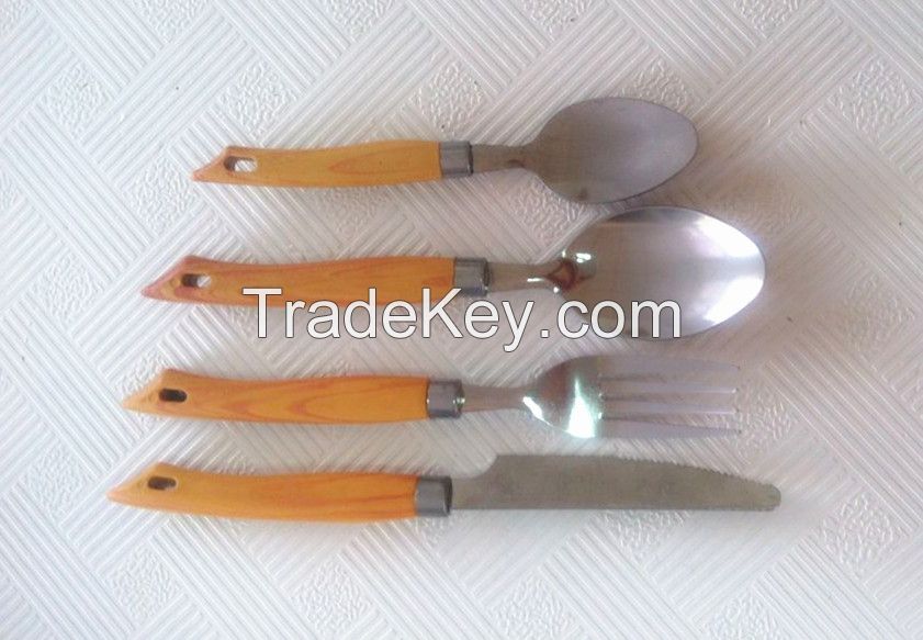 Hand Polish Wooden Handle Cutlery Set