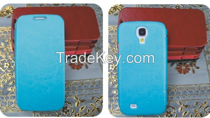 Flip leather case skin cover for Samsung Galaxy