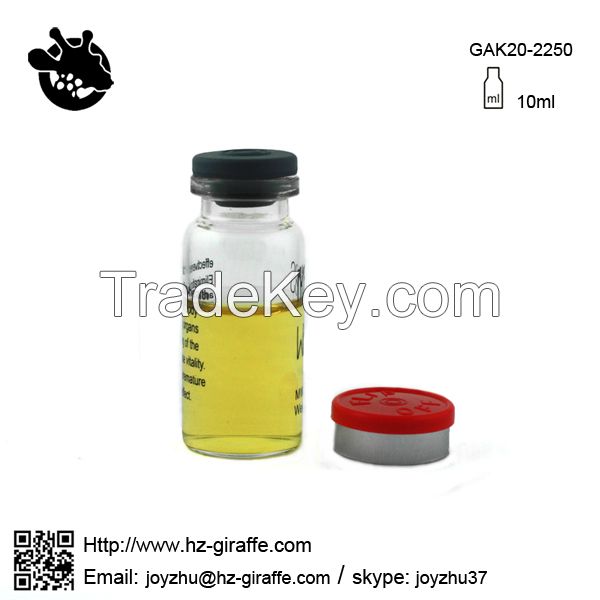 Pharmaceutical 10ml clear glass vial