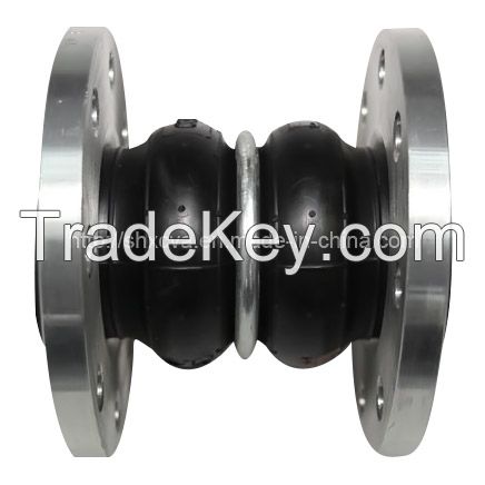 twin sphere rubber expansion joint