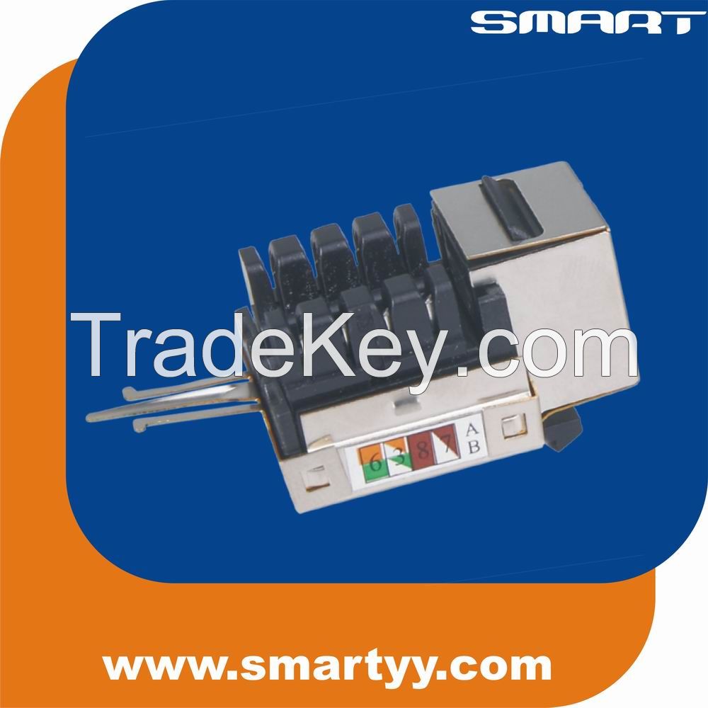 CAT6 shielded Keystone Jack RJ45 STP Modular jack