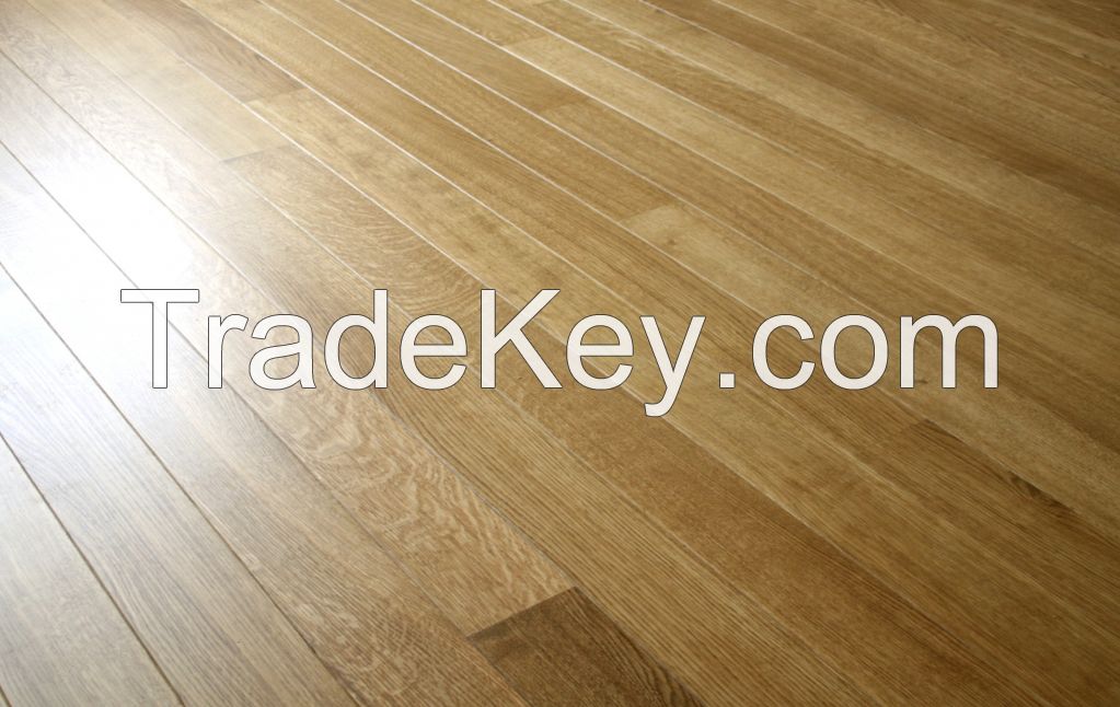 high quality luxury oak and ash floorboards, engineered flooring (two-layer) and solid parquet