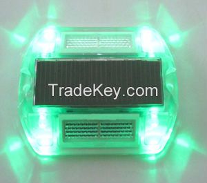 solar road stud with 4LED for road safety / solar flashing light / LED traffic  road marker