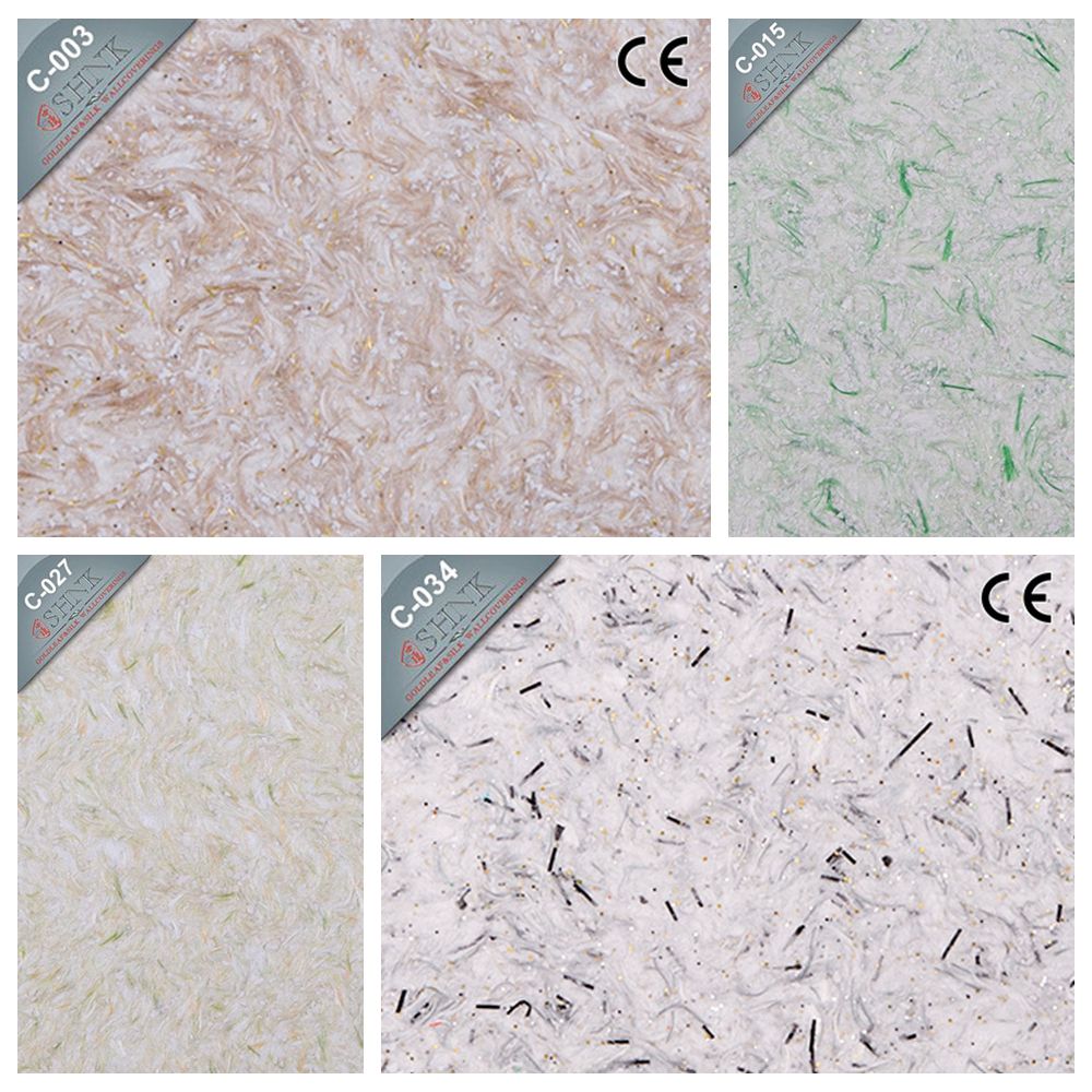 Shnk Silk Plaster / Oriental Coat / Silk Liquid Wallpaper / Wall Coating C Series