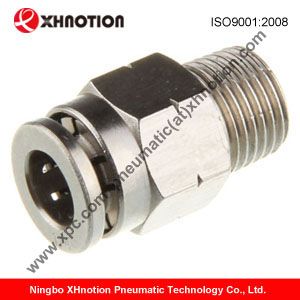 pneumatic metal push in fitting