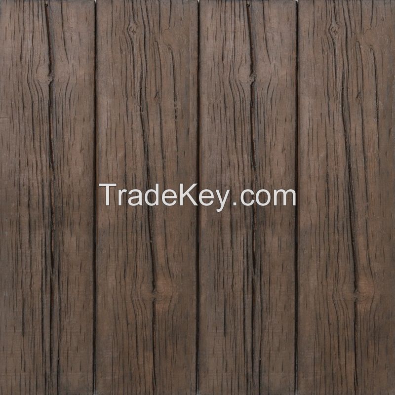 Man-made wood grain grey laminate board