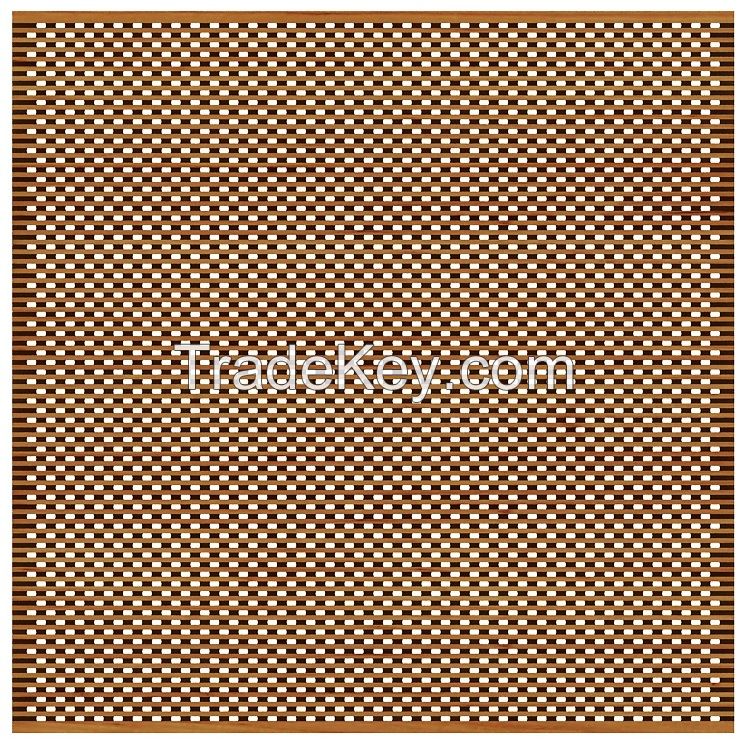 Perforated and Grooved Acoustic Wooden Panel, 8000 holes/sqm