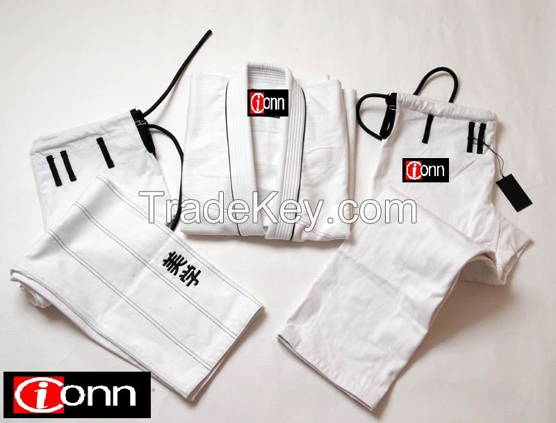 white bjj gi, pearl weave jiu-jitsu kimono, bjj gi, bjj kimono, shoyorol bjj gi, atama bjj gi, koral bjj gi, embroidered bjj gi