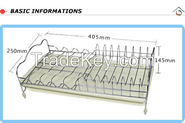 Metal Storage Racks For Dish And Bowls In Kitchen