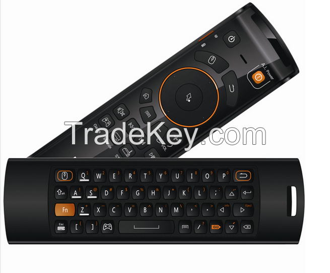 2.4GHz F10 Wireless Air Mouse for android tv box With QWERT Keyboard , Computer and TV Using F10 Flymouse