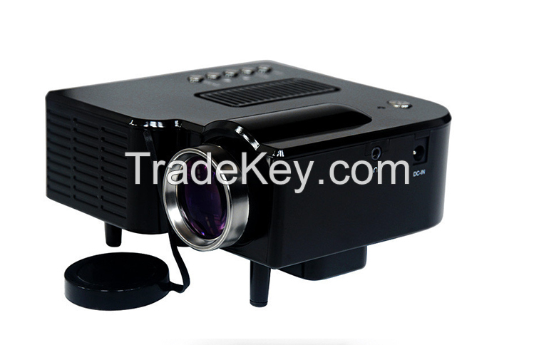 New Arrival GM40 Mini LED Projector With Support iPhone iPad USB VGA RCA For Home Game Playing Best Gift Projektor
