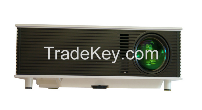 China best mini led projector uc80 mini projector 800x480p with HDMI,VGA,AV,tv EF port