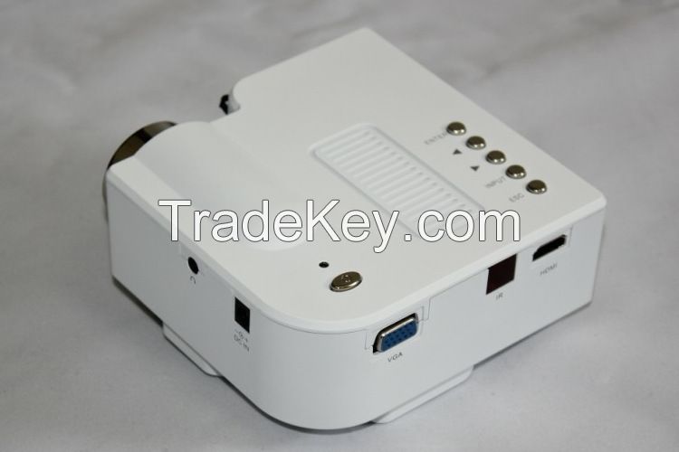 UC28 LED Projector with HDMI Mini Micro AV LED Digital Video Game  Multimedia player Inputs AV VGA USB SD