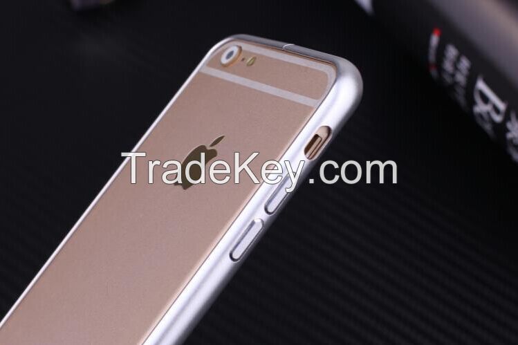 2015 latest design camera protecting metal bumper case for iphone 6 plus