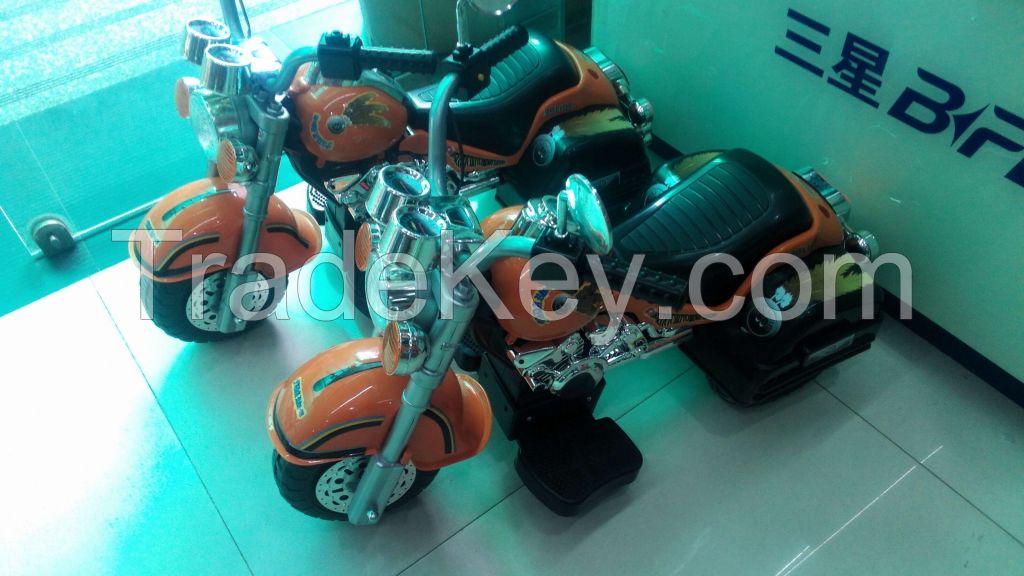 Children's electric music three-wheeled toy  motorcycles