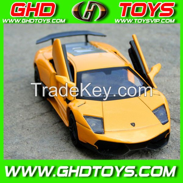 MZ branded 1:32 alloy authorized Lamborghini 700J,1:32 small scale diecast Lamborghini toy cars with light,music and opened door