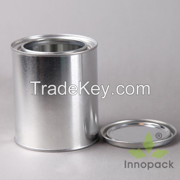 100ml round tin can with pry lid for paint usage/ paint can