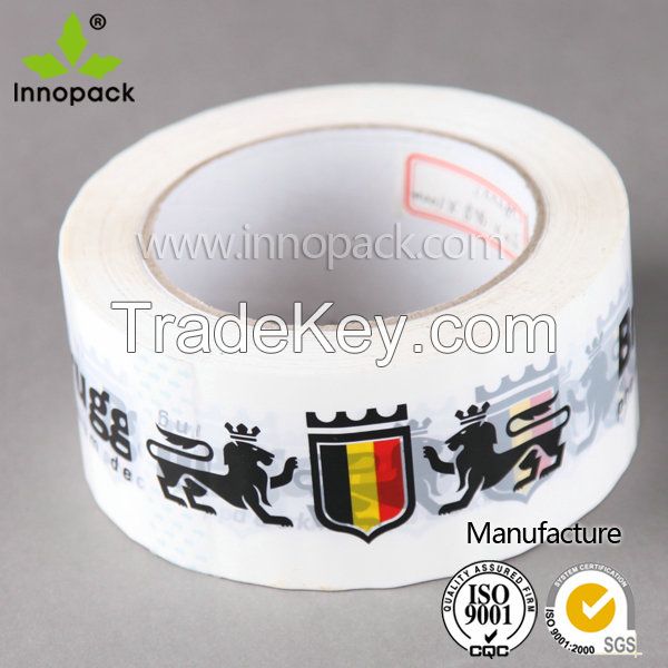 customized printing BOPP packing tape logo printing tape