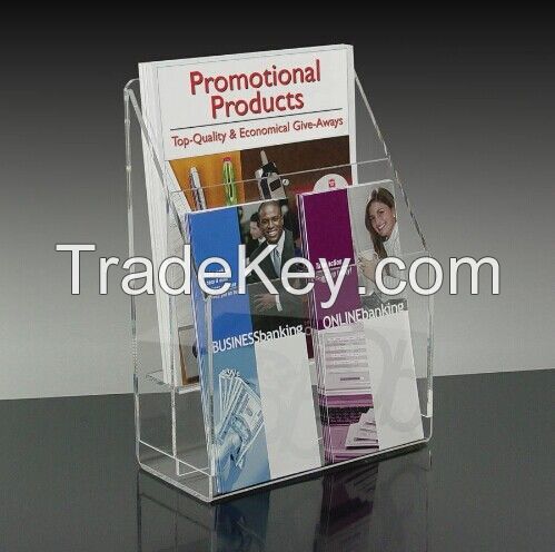  Acrylic Brochure Rack Holder