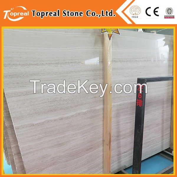 Exterior wall tile white wooden marble