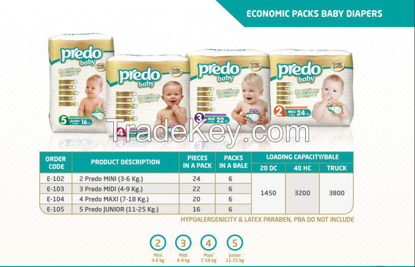 Predo Baby Diapers