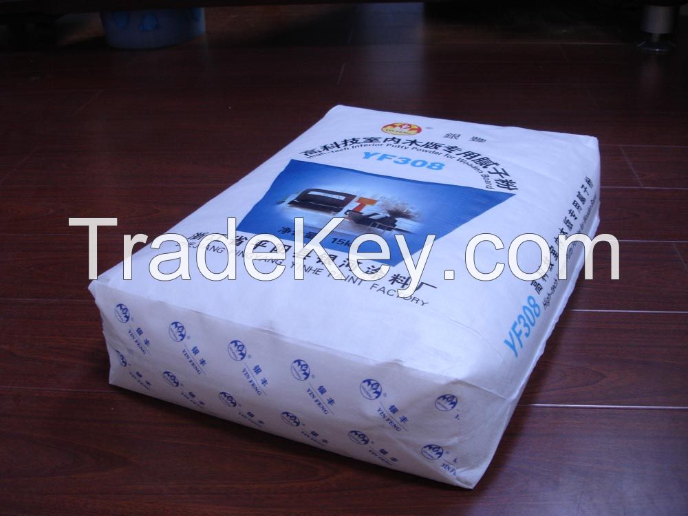 15kg Putty Packing Kraft Paper Valve Bag