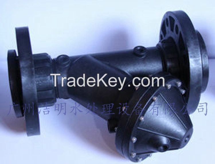 Y pattern diaphragm valve