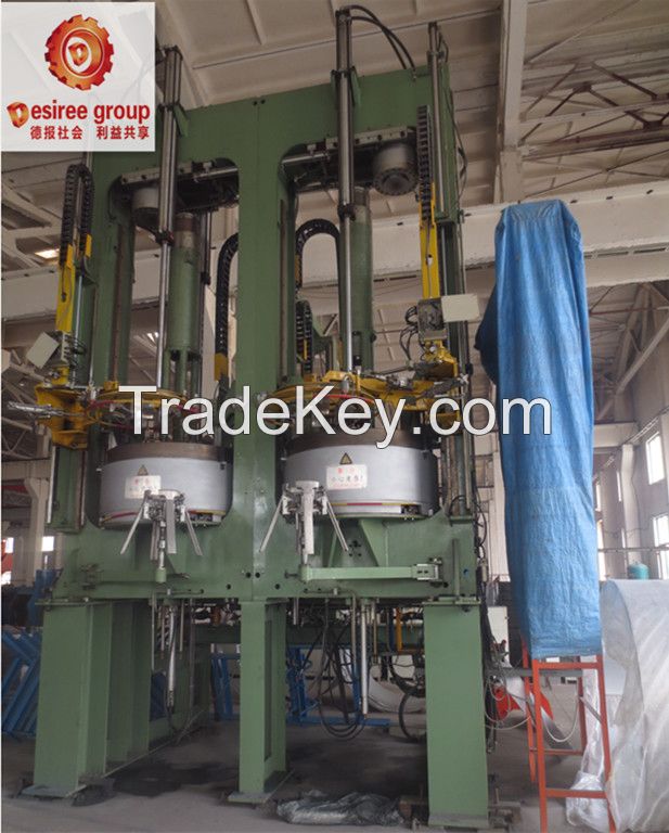 Hydraulic Double-mold Tyre Shaping and Curing Press Machine 