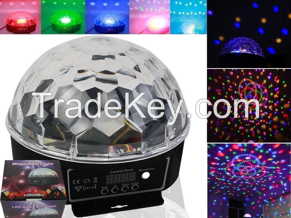 Colorful and high quality LED Crystal Magic Ball light