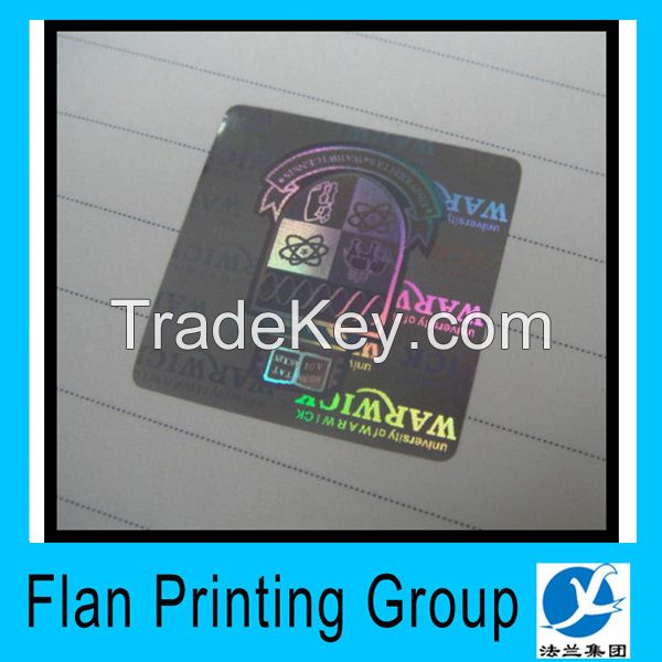 Wholesale custom waterproof label/sticker