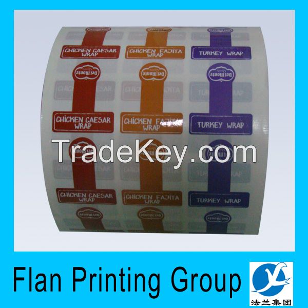 Roll label/sticker manufacturer